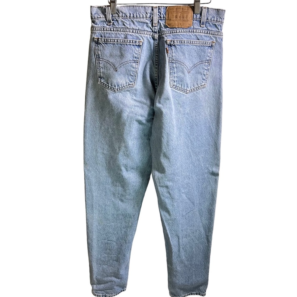 Vintage LEVI'S 550 Relaxed Fit High Rise Denim Jeans Orange Tab 34